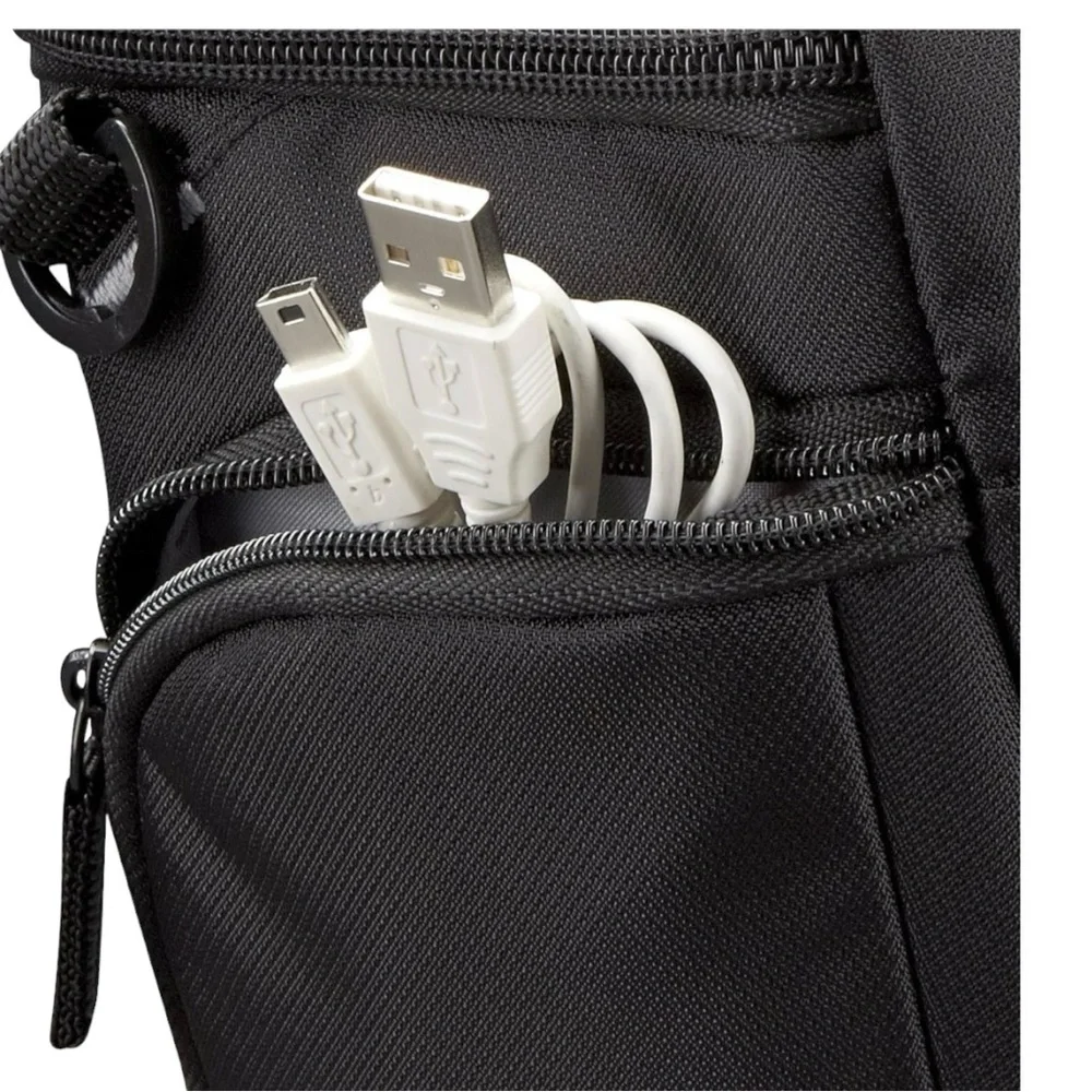 Case Logic TBC-406 Black Holster Camera Bag for DSLR w/ Strap & Belt Loop